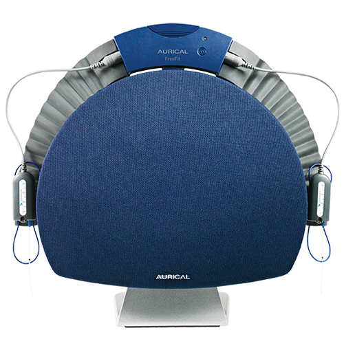 Aurical FreeFit real ear measurement system for hearing aid fitting.