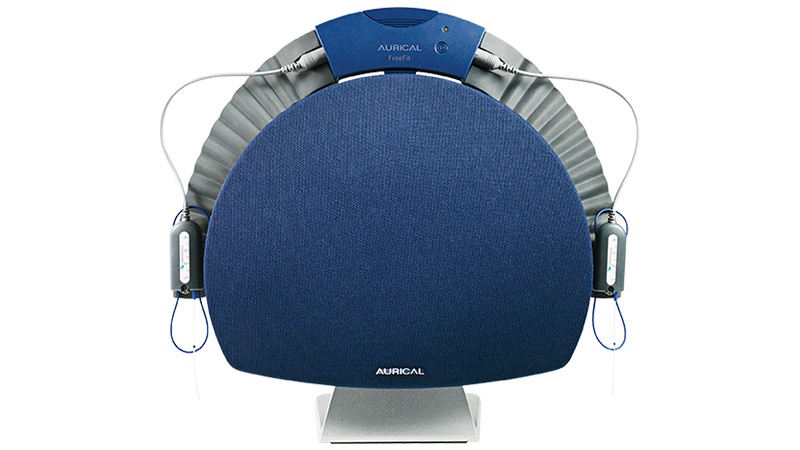 Aurical FreeFit real ear measurement system for hearing aid fitting.